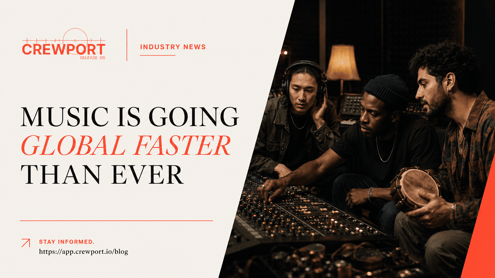 Music Is Going Global Faster Than Ever: What the 2026 Data Means for Independent Artists