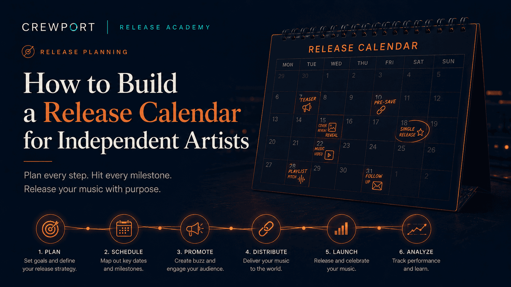 How to Build a Release Calendar for Independent Artists